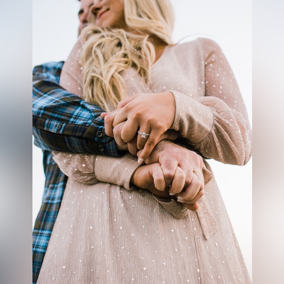 Baltic Born Abigail Sparkle Gown color champagne - Picture 4 of 6